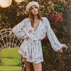 Spell Posy Long Sleeve Mini Dress